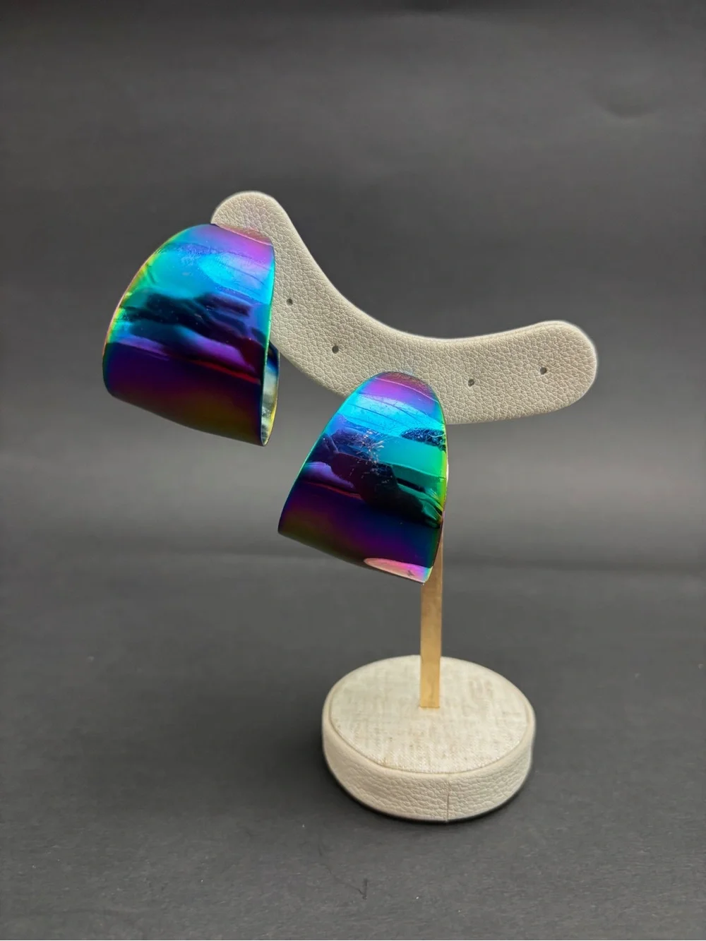 Iridescent Rainbow Earrings - Multicolor